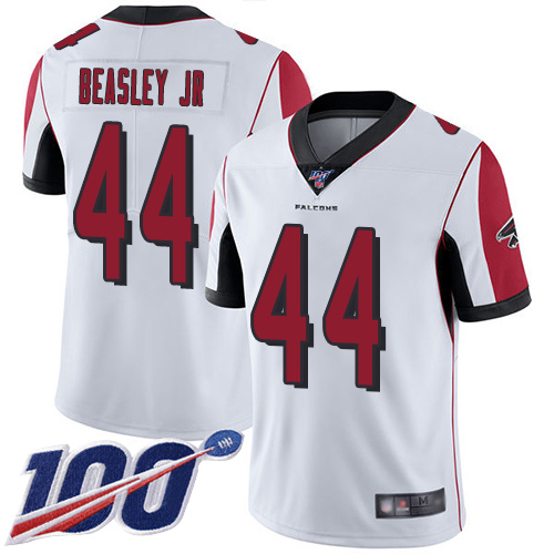 Atlanta Falcons Limited White Men Vic Beasley Road Jersey NFL Football #44 100th Season Vapor Untouchable->youth nfl jersey->Youth Jersey
